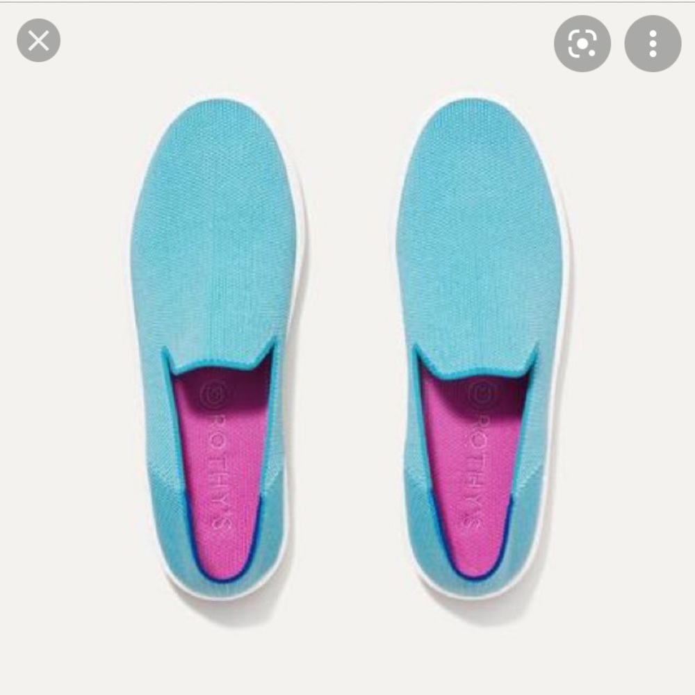 New Rothy's 8.5 island blue sneakers